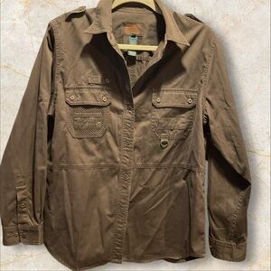 Ralph Lauren Women’s Military Snap Down Shirt